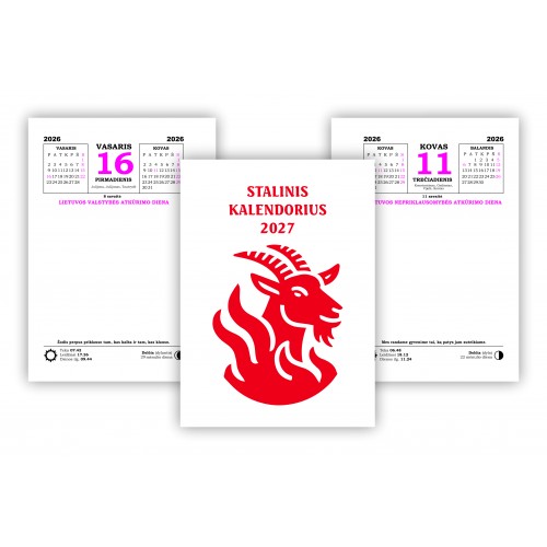 Stalinis kalendorius 2027m