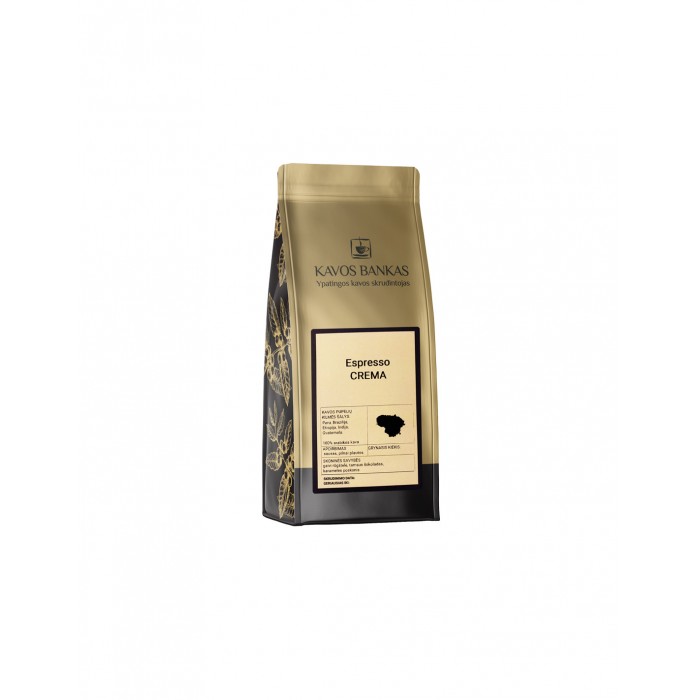 Kavos pupelės Espresso Crema 1kg. Kavos pupelės Espresso Crema 1kg.